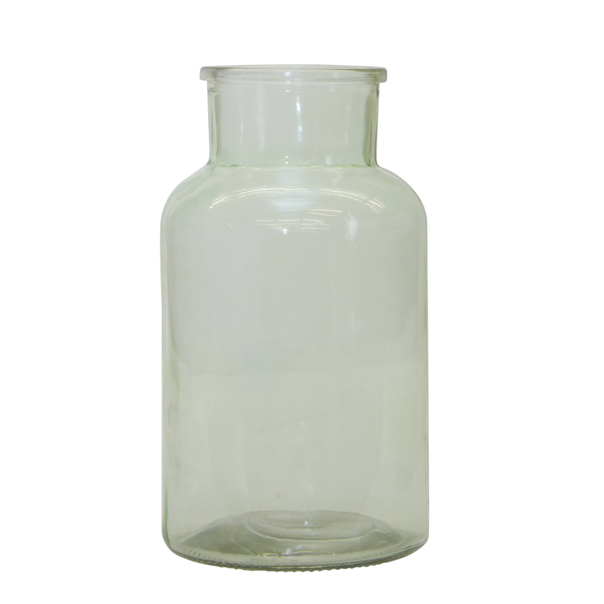 10.25" Sage Green Glass Vase